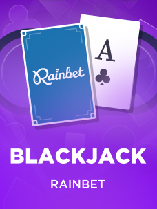 Blackjack asztal a Rainbet alkalmazásban